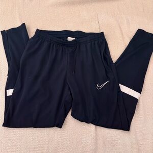 Nike Navy Joggers with White Accents